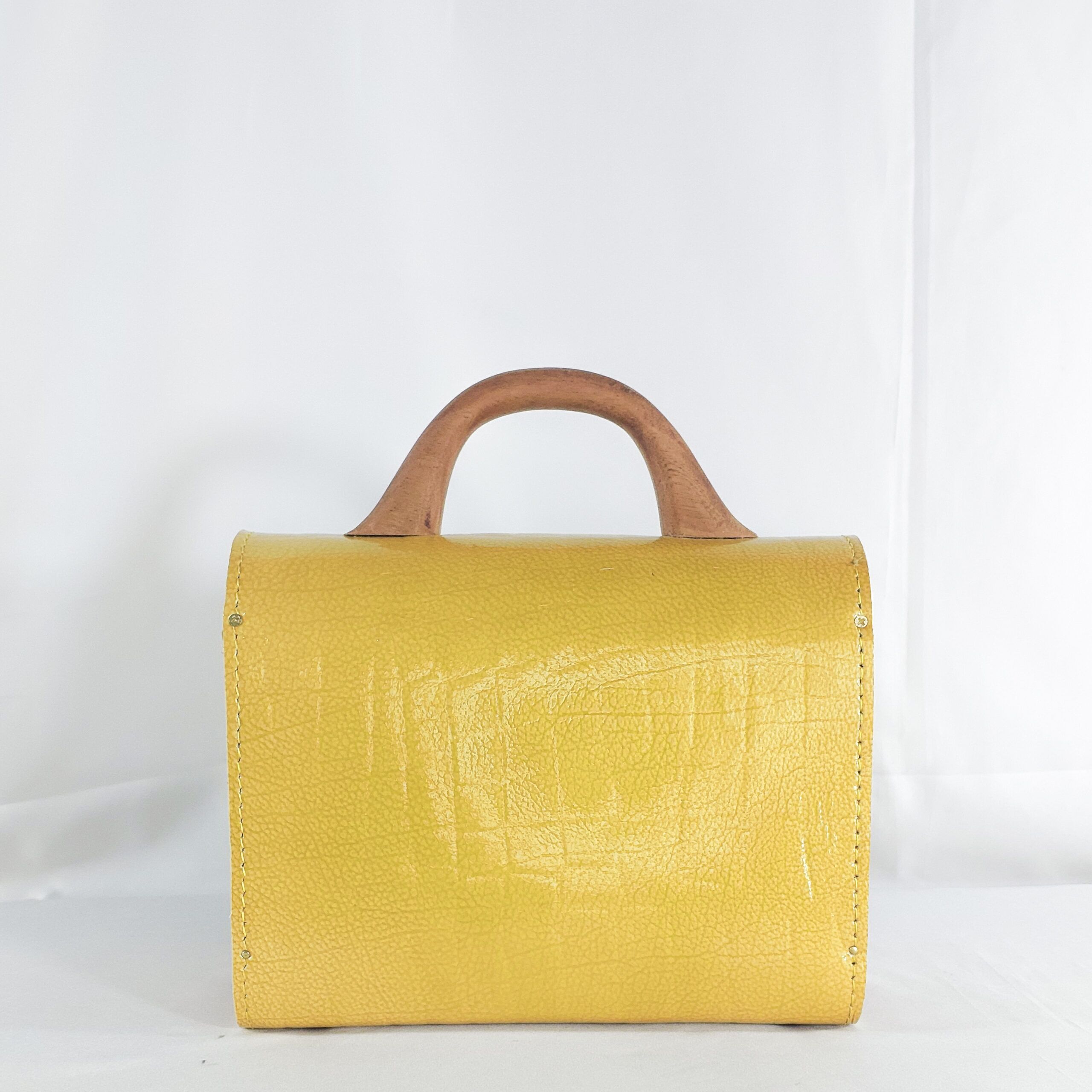 YELLOW KONAMA TOP HANDLE BAG - Image 4