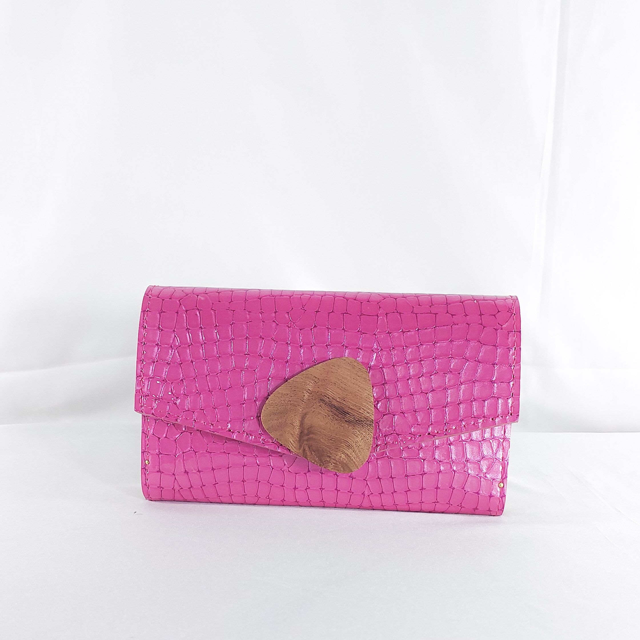 NANA AMA SMALL IN FUCHSIA CROC - Image 2